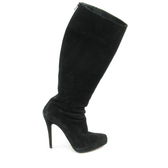 Platform Knee High Suede Boots (EUR 39) - Picture 1 of 4